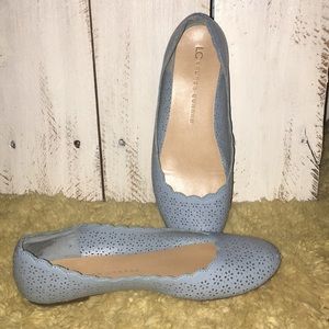 Lauren Conrad blue flats